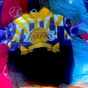 Lakers short sleeve hoodie